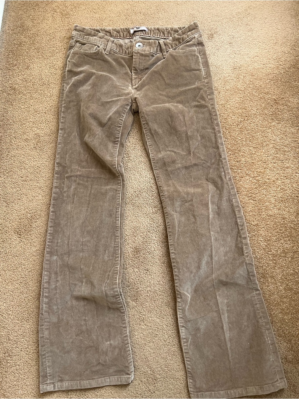 Banana Republic Corduroy Flare Jeans - Camel/Tan